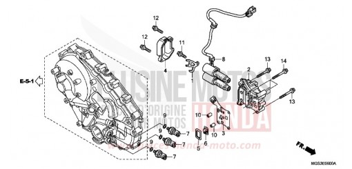 SOLENOIDE LINEARE NC700XDD di 2013